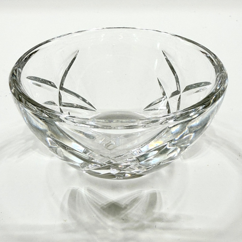 Waterford John Rocha Ireland Crystal Bowl, David Grant 2005, 4” X 2.25”, Vintage